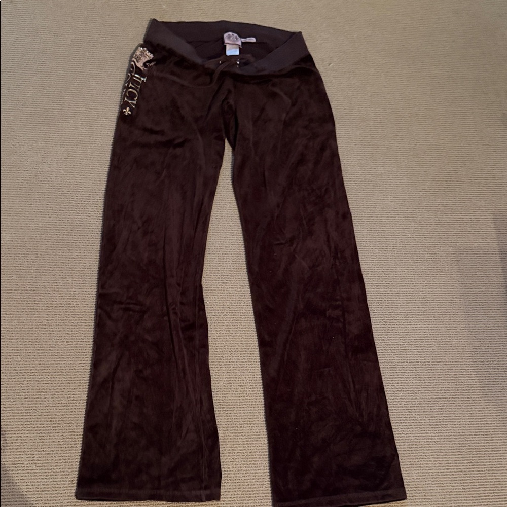 Juicy Couture Dark Velour Pants